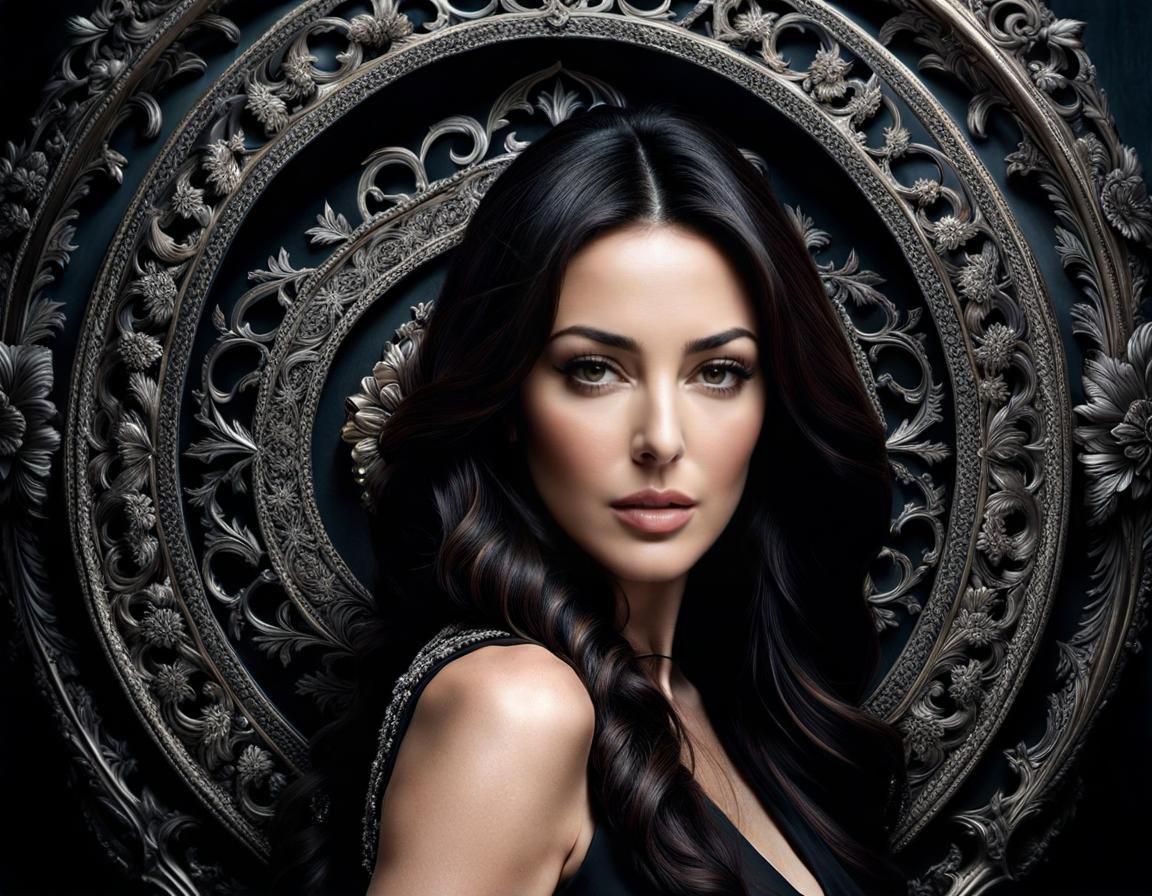 Epic Cinematic Portrait of a Stunning Actress in a Dramatic....