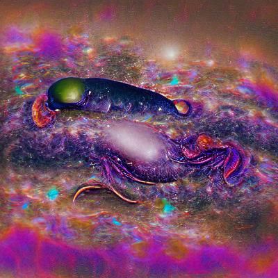 Cosmic Splatter Art