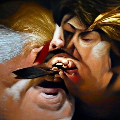Trump in the Style of Caravaggio