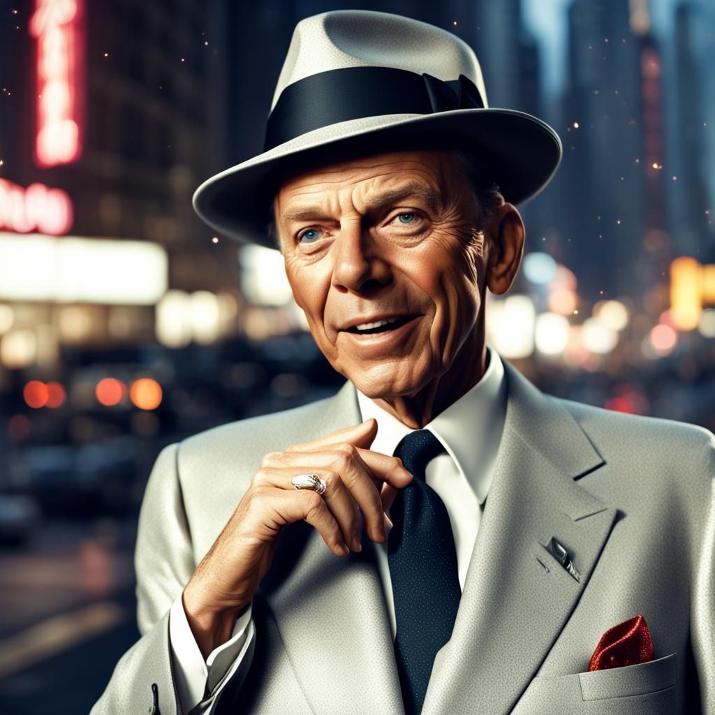 Frank Sinatra in Cinematic Reality, Empty New York Streets