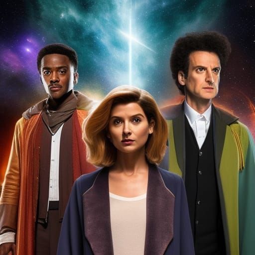 Doctor Who Meets Jesus in Resplendent Golden Light