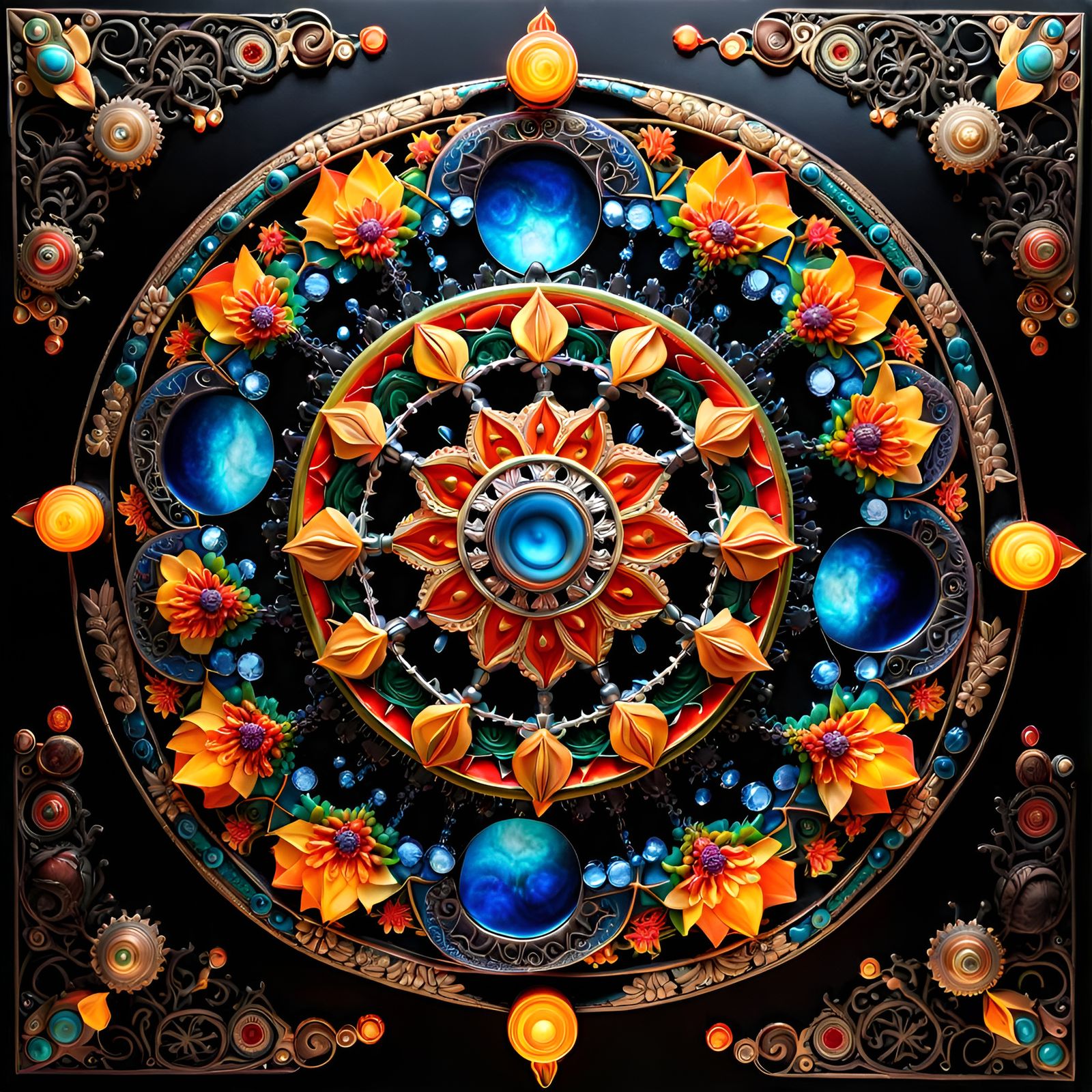 Complex MANDALA Designs