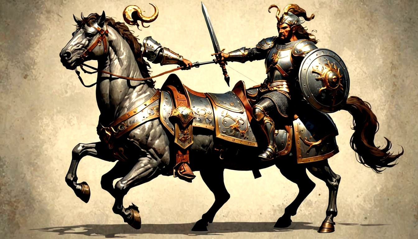 Heroic Centaur in Armor