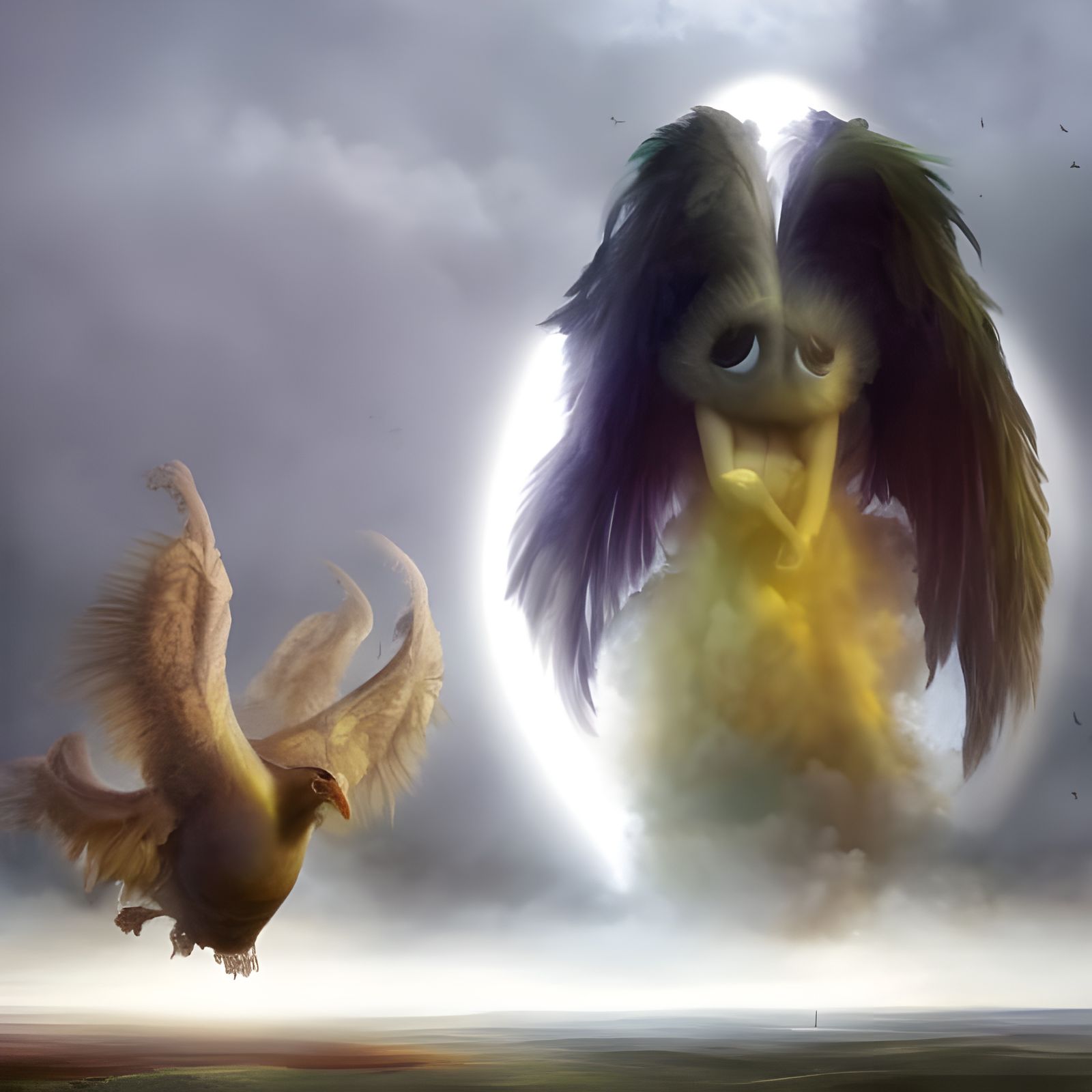 Alien Menace: A Cocker Spaniel and Dove Encounter in a Gooey...