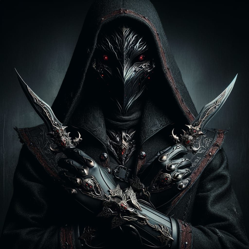 Ethereal Vampiric Rogue in Stealthy Armor