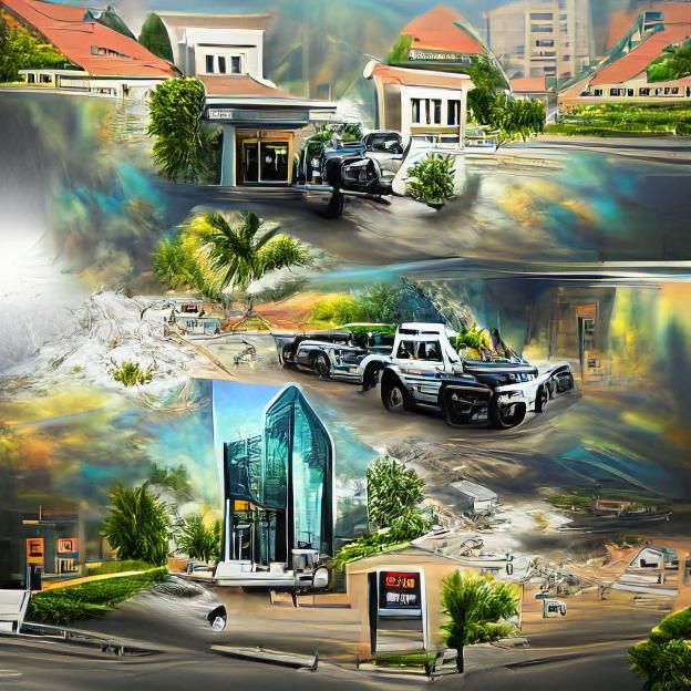 Grand Theft Auto Inspired Heist in a Maximalist Digital Pain...