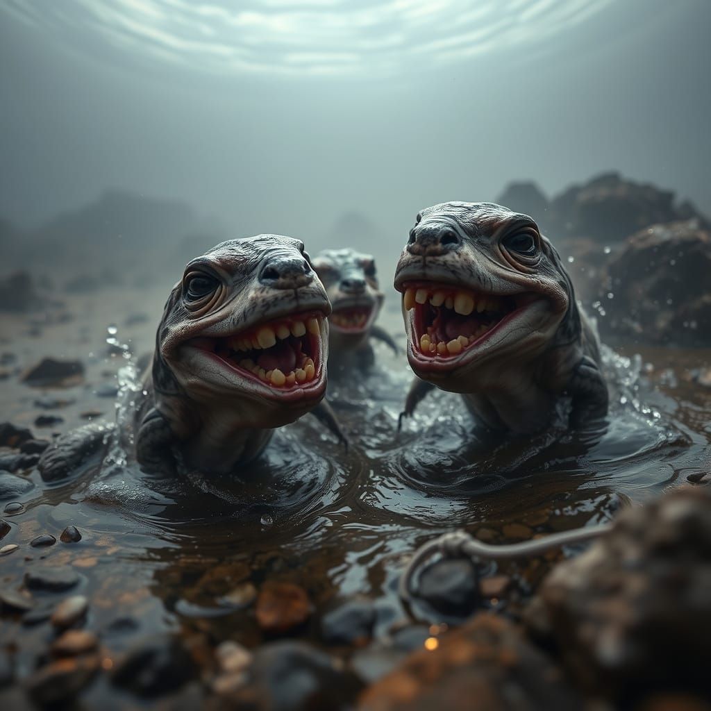 Cyberpunk Rizomatic Shark in Levimorphic Form