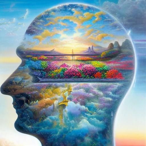 Ethereal Brain Landscapes in Heavenly Soft Focus