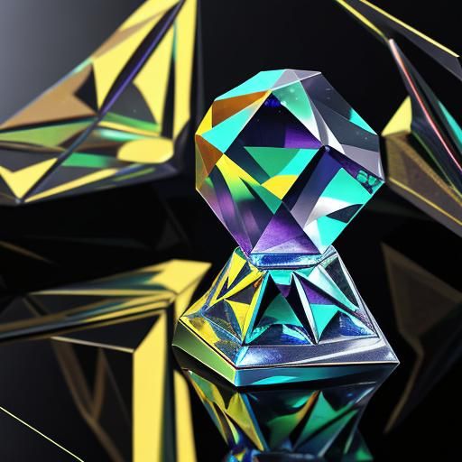 Vibrant Neodymium Crystal Structure in Polished Ingot