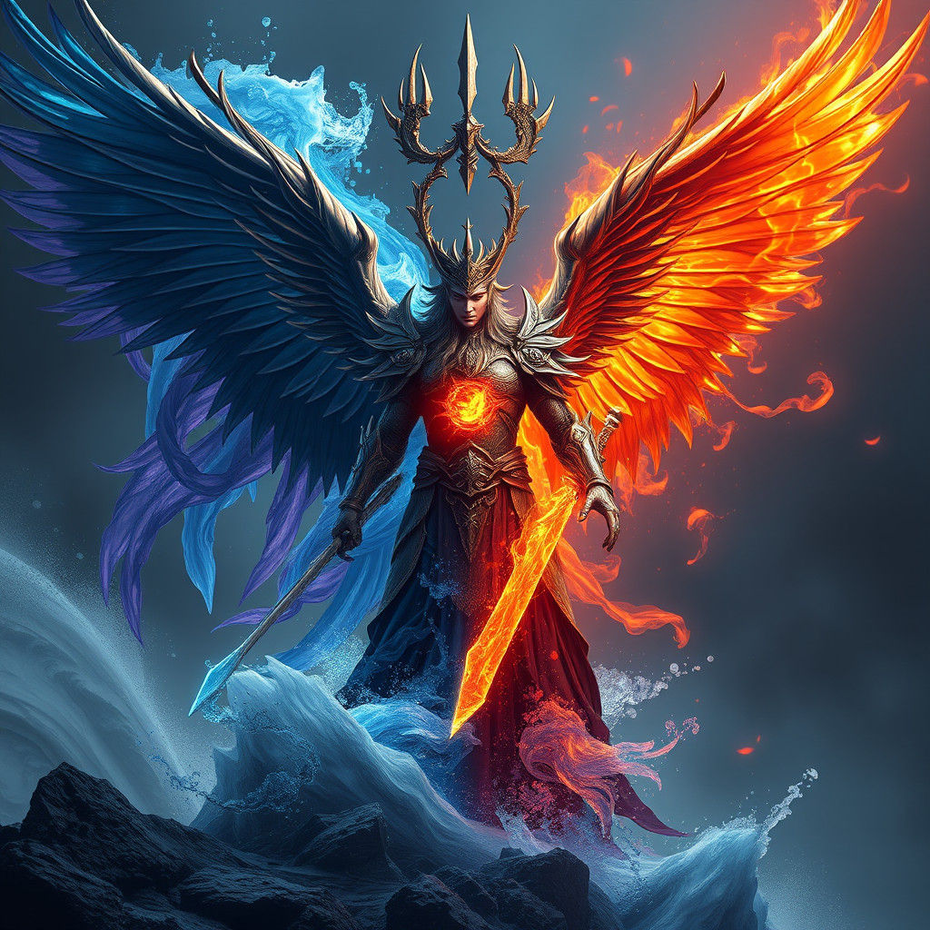 Elemental Guardians Unite in Vibrant Fantasy Realm