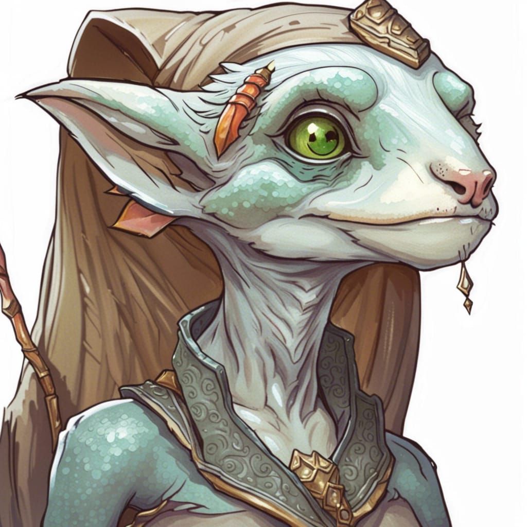 Fantasy Wizard in Whimsical Style