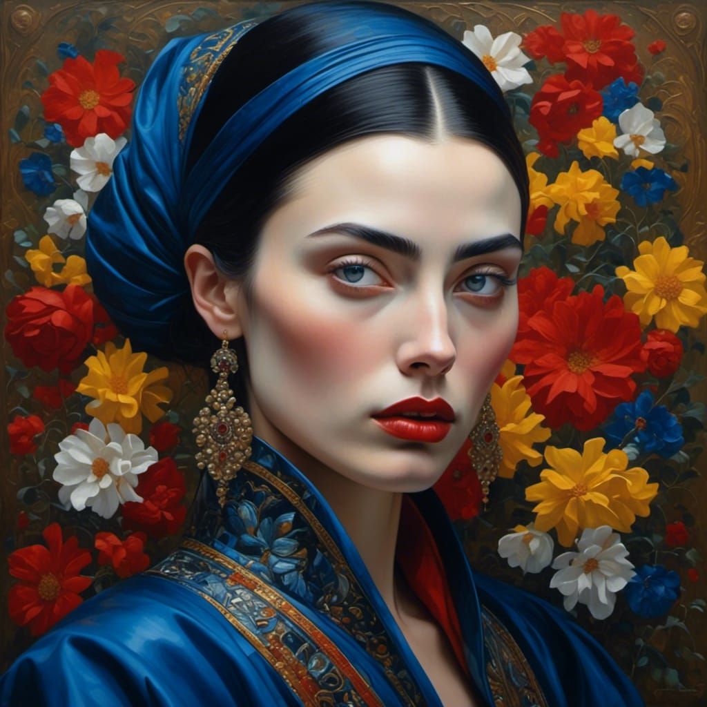 Garden of Beauty in Vibrant Colors