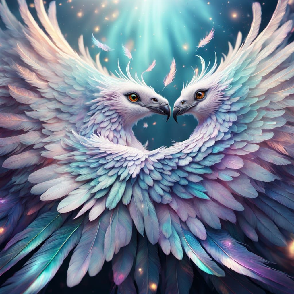 Iridescent Wings Unfold in Macro Fantasy Art
