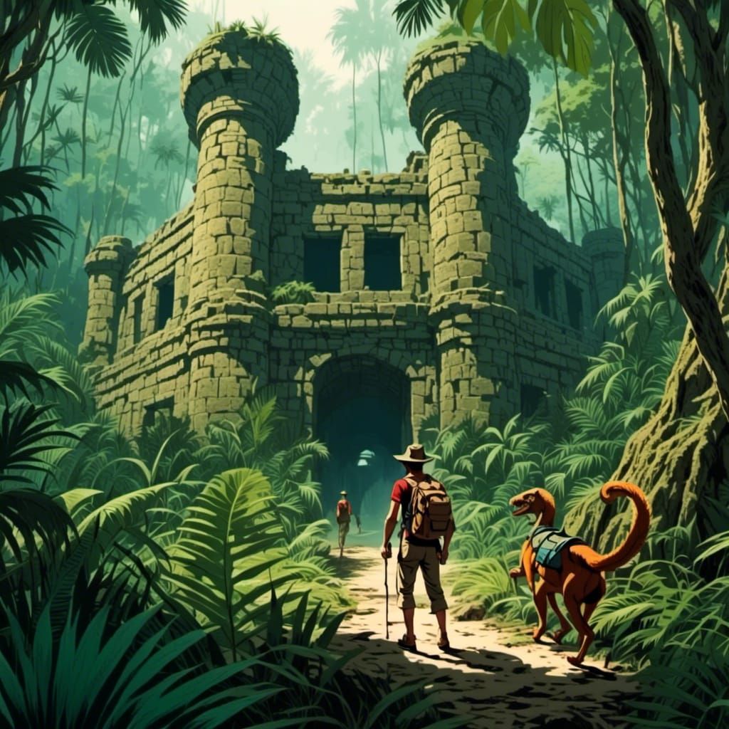 Explorer Discovers Mysterious Jungle Ruin in Ancient Civiliz...