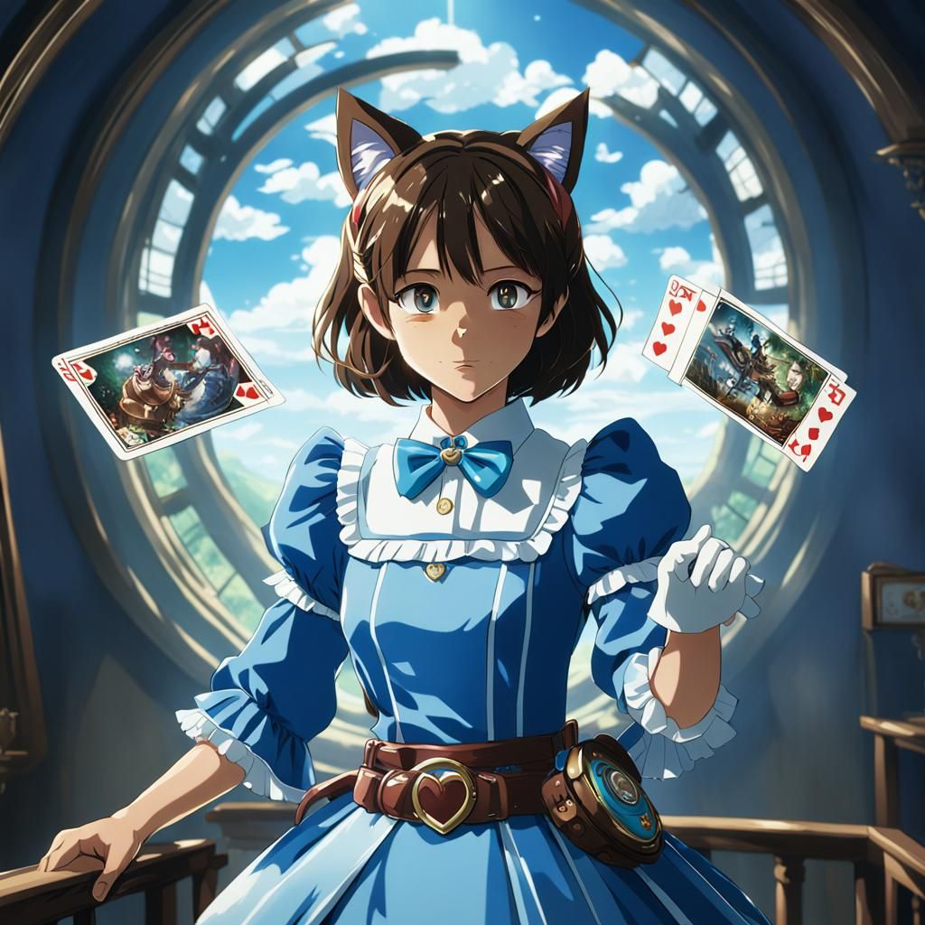 Mystical Kamen Rider Heroine in Whimsical Wonderland