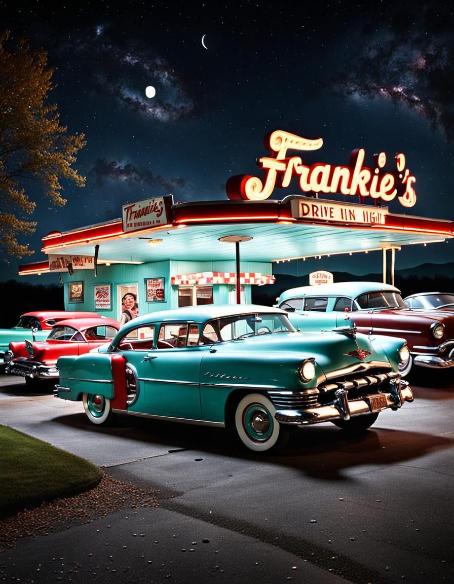 Teens Enjoy a Retro Night at Frankie's Drive-In