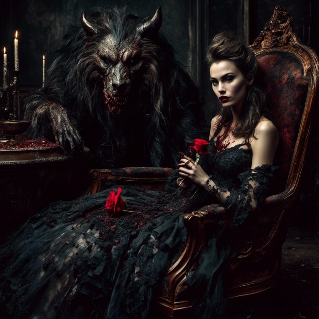 Gothic Beauty and the Beast in Dark Castle Horror