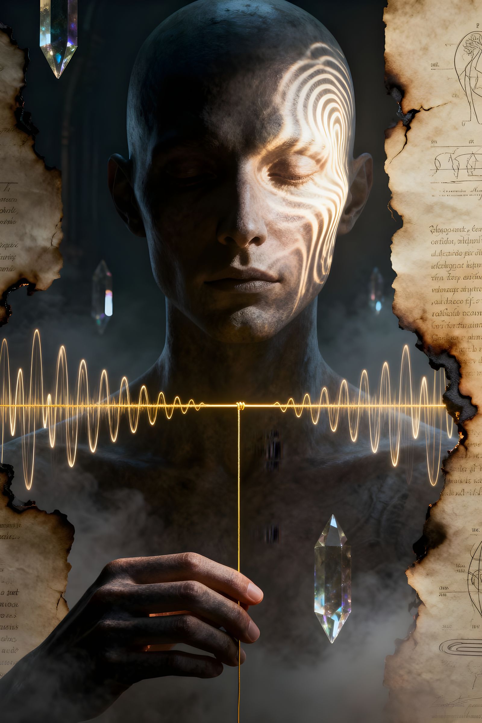 Figure Tuning Soundwave in Cinematic Light