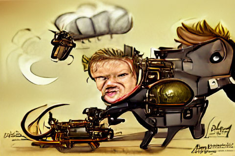 Cyberpunk Gordon Ramsay Ascends to Immortality
