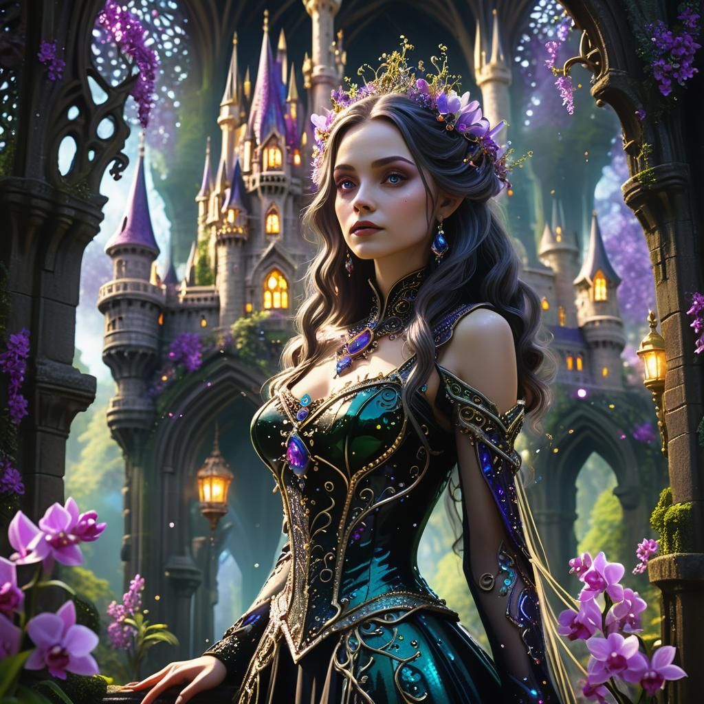 Gothic Fairy Tale Castles in Enchanted Forest