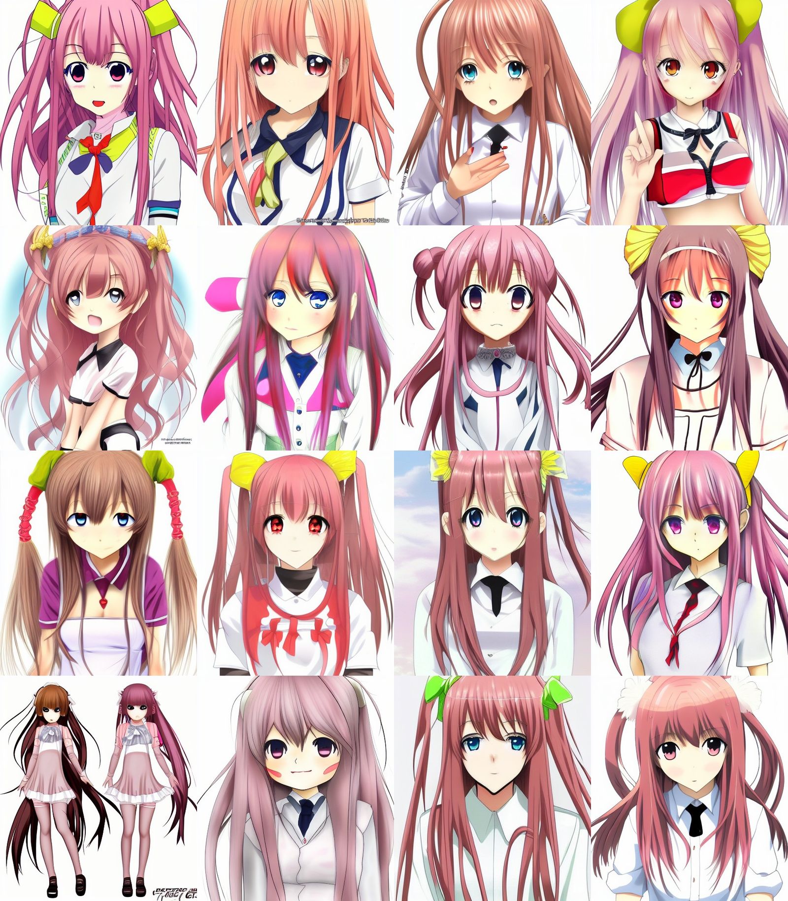 Vibrant Anime Heroine