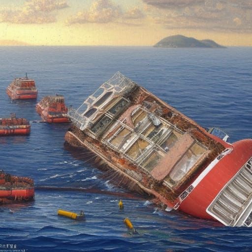 Salvage Crews Refloat Costa Concordia in a Dramatic Scene