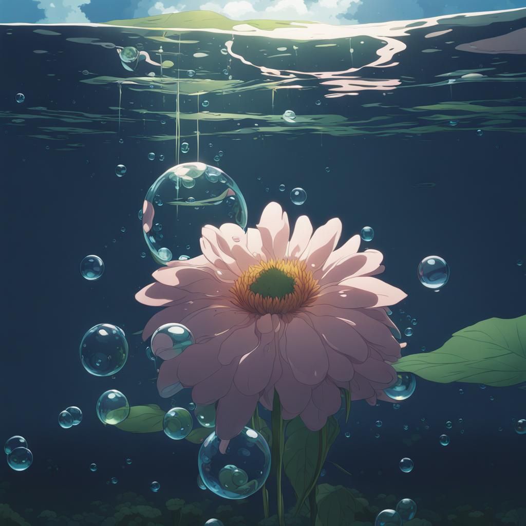 Mysterious Water Bloom in Dark Depths