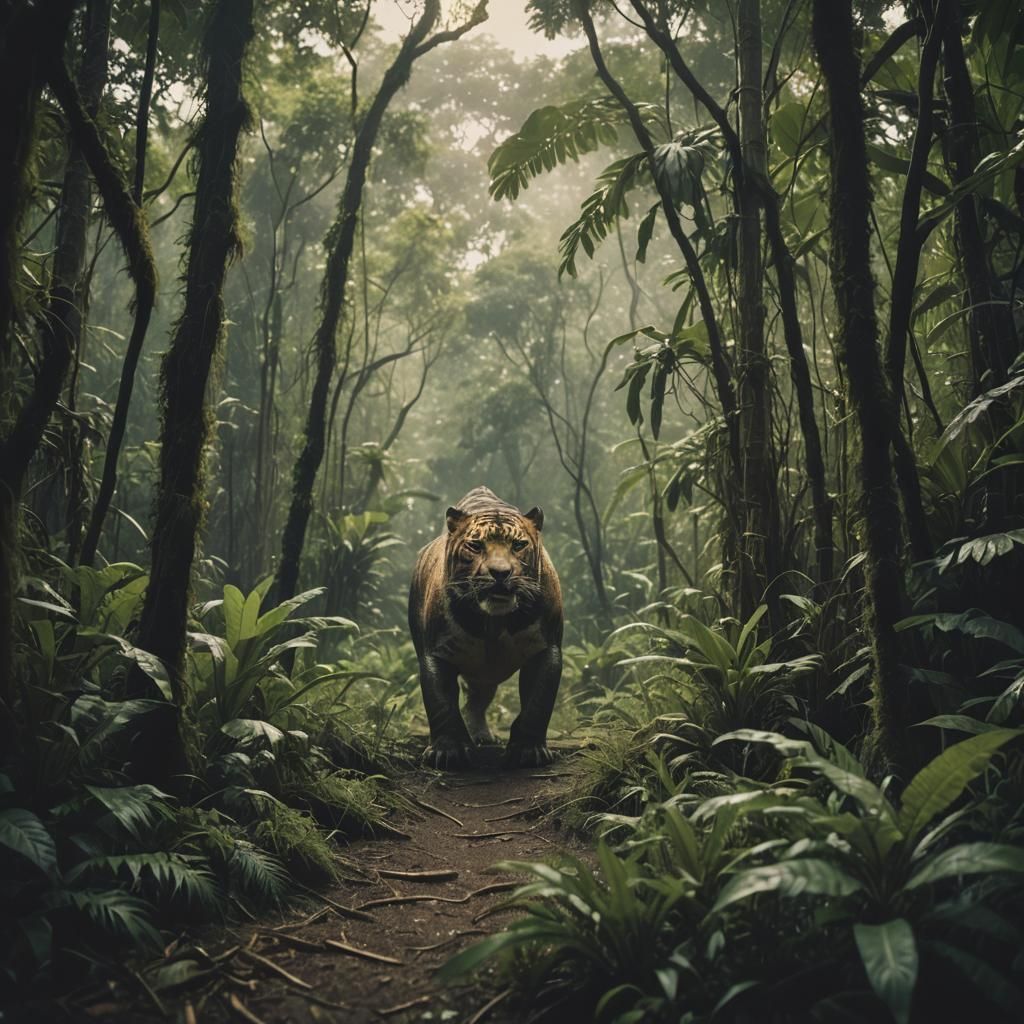 Epic Cinematic Film Still in Film Grain Style