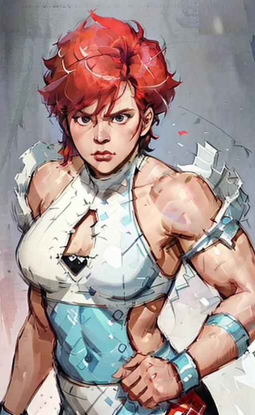 <lora:Jasmine Maimone:1.0> as Professional Wrestler From Fir...