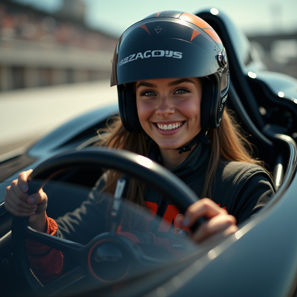 Determined Driver Speeds Towards Victory with 'ZEALOUS' Embl...