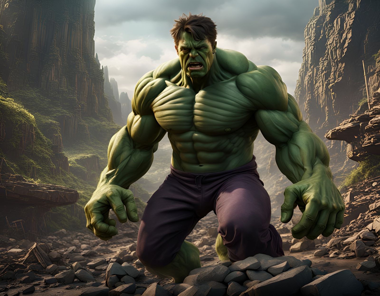 Edward Norton as the Hulk: Fantasy Concept Art