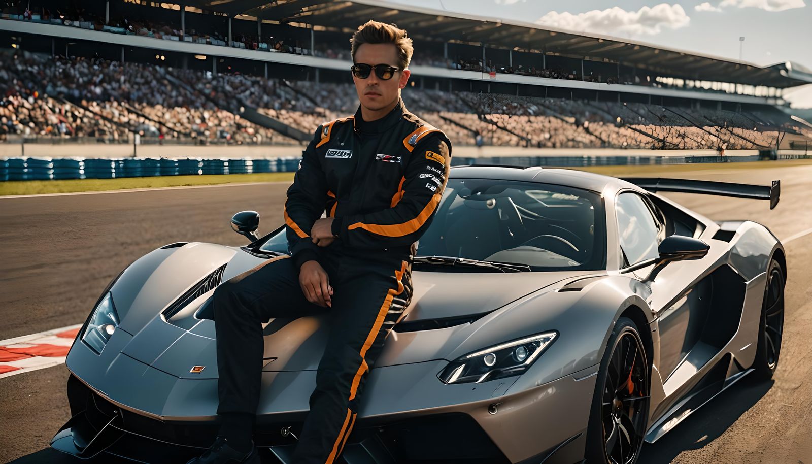 Epic Racing Driver in Perfect Style