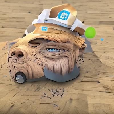 Digital 3D Art in a Futuristic Cyberpunk Setting