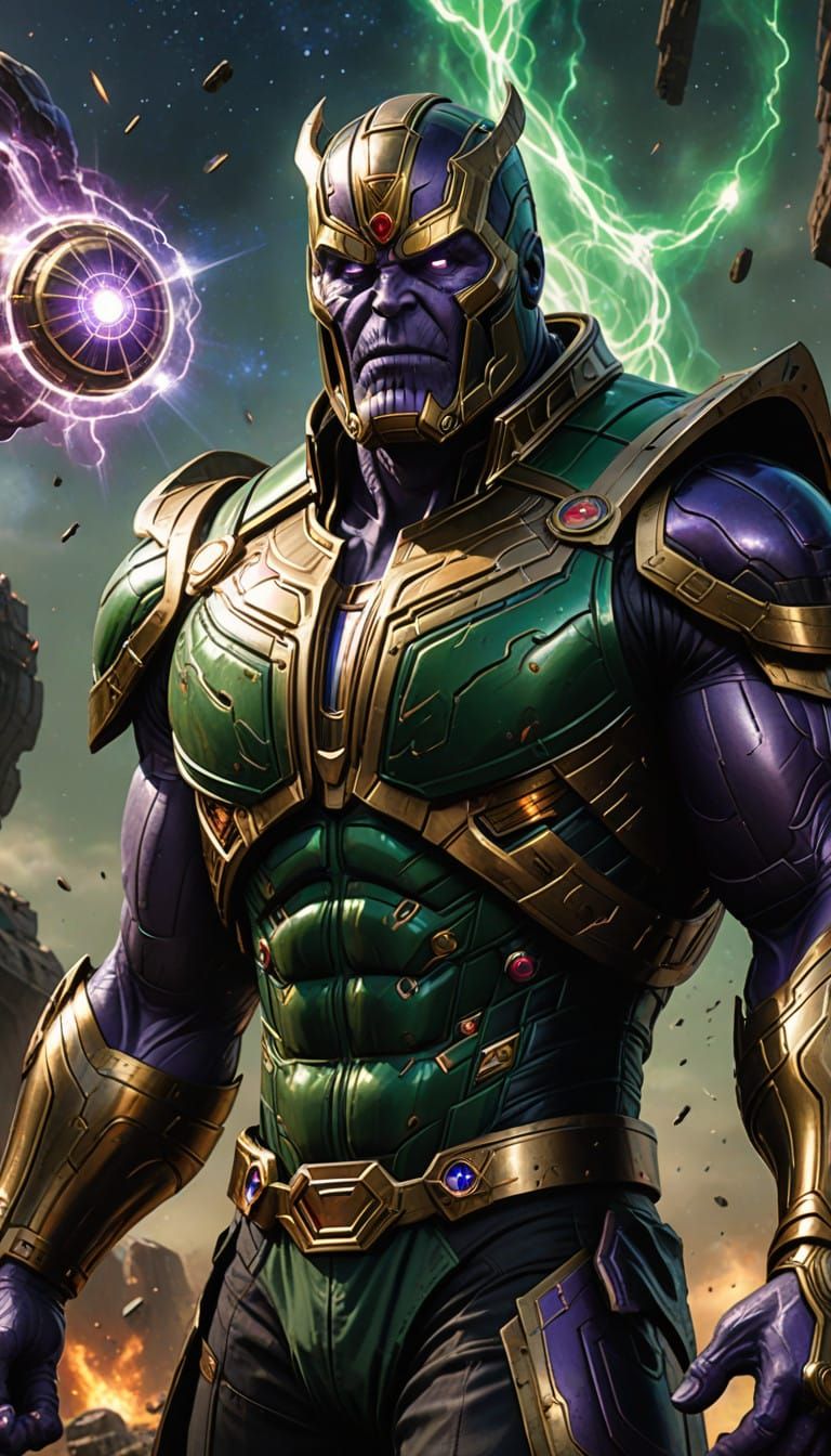 Cosmic Conqueror in Regal Armor