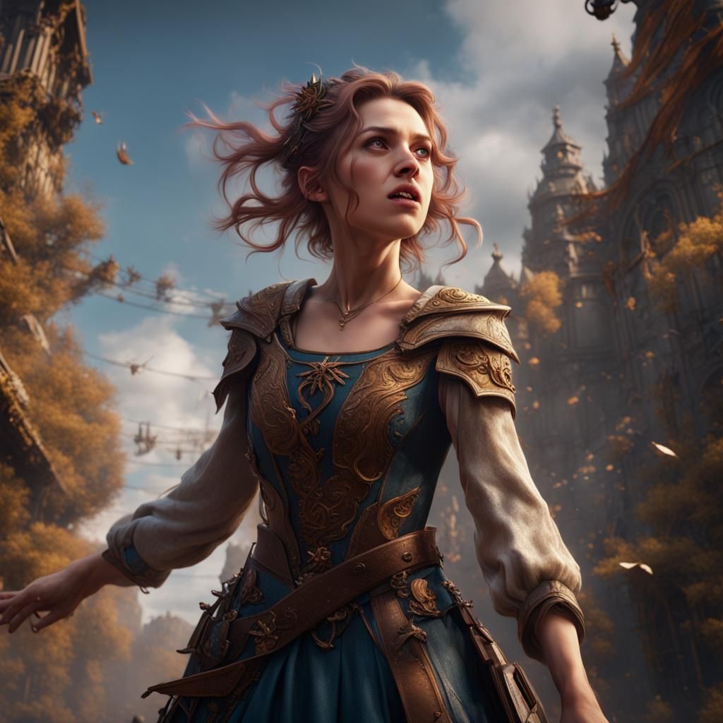 Vibrant Fantasy Siren Unveiled in Stunning Unreal Engine 5 A...