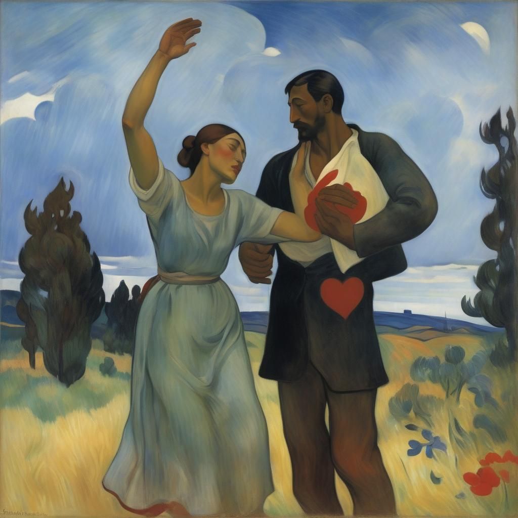 Whispers of Love in Ethereal Landscapes