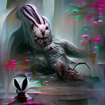 sinister Easter bunny