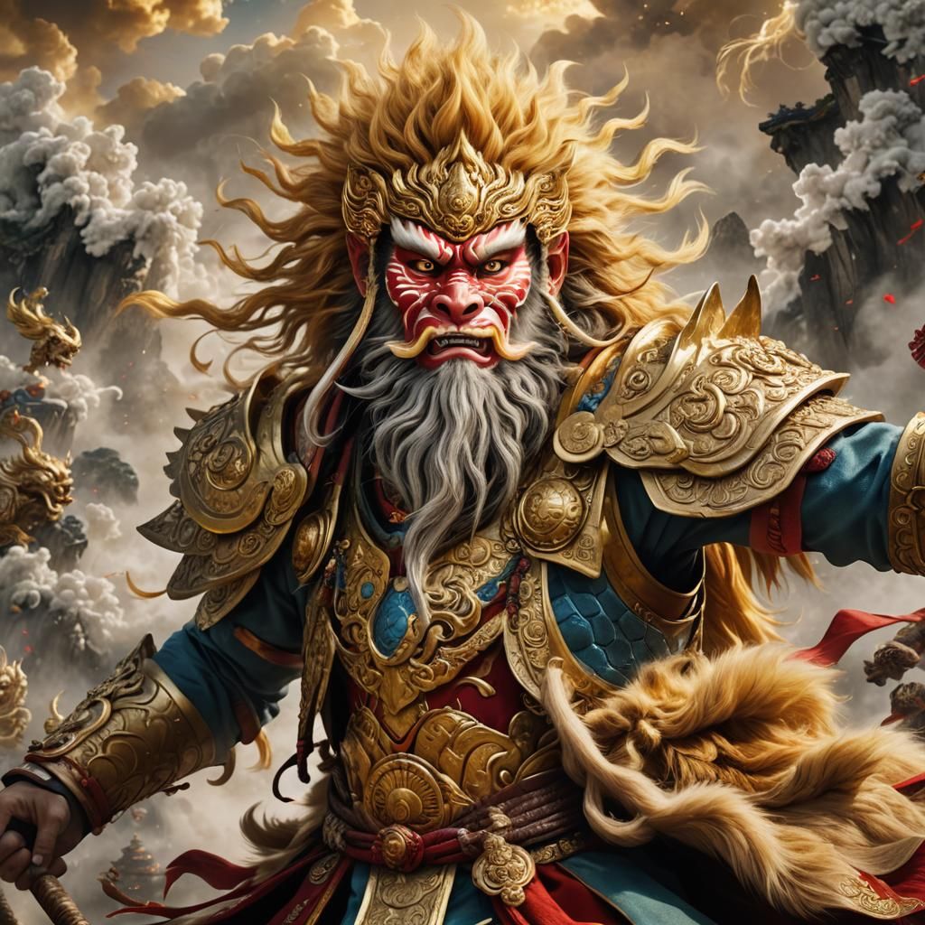 Sun Wukong, Majestic Fantasy Warrior