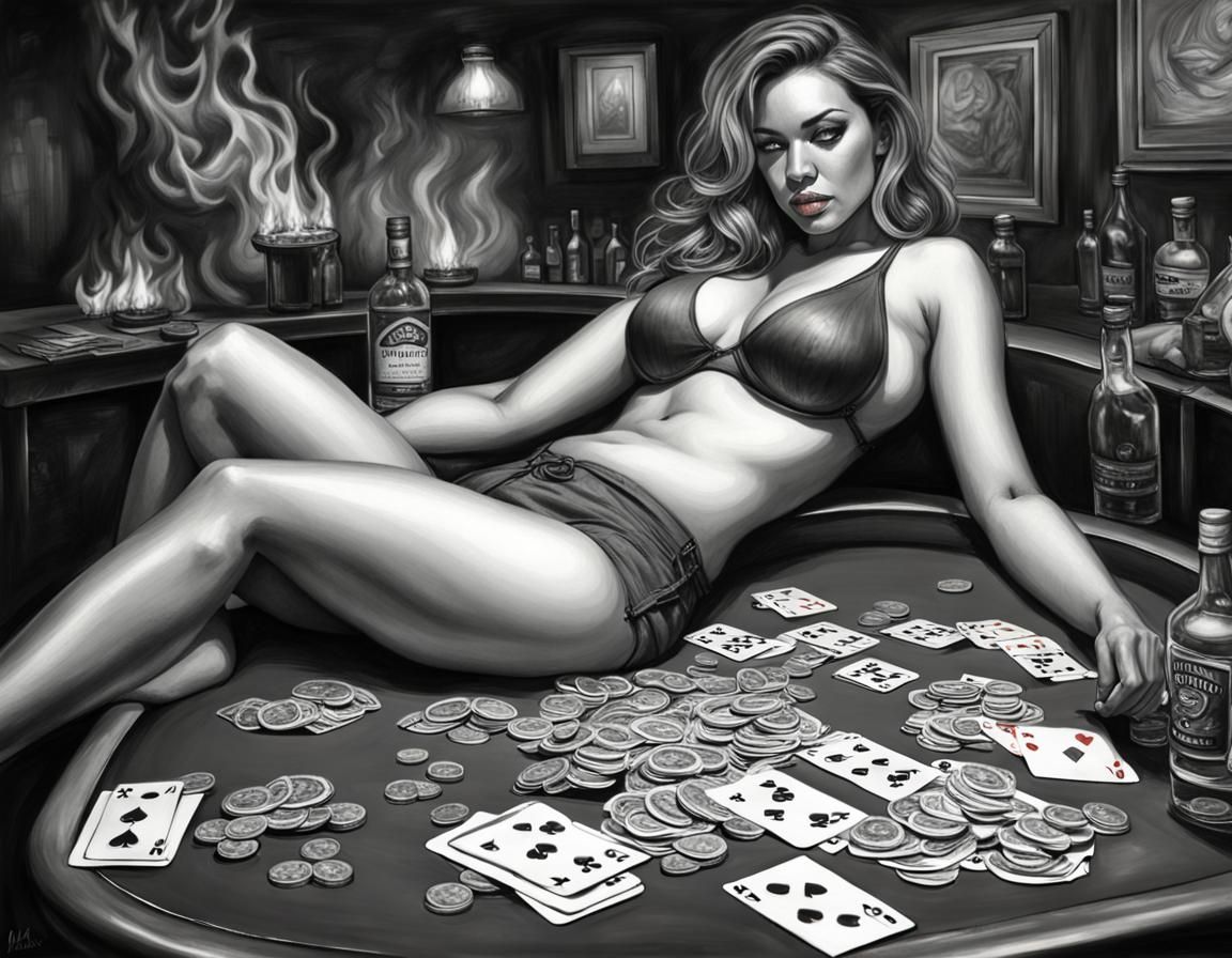 Sultry Gambler Girl Embers