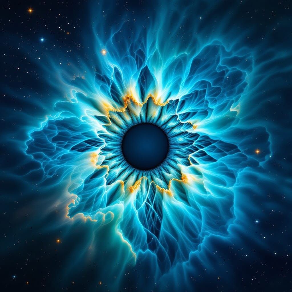 The Iris of Osiris, a beautiful nebula in the constellation Rara Unicornis.