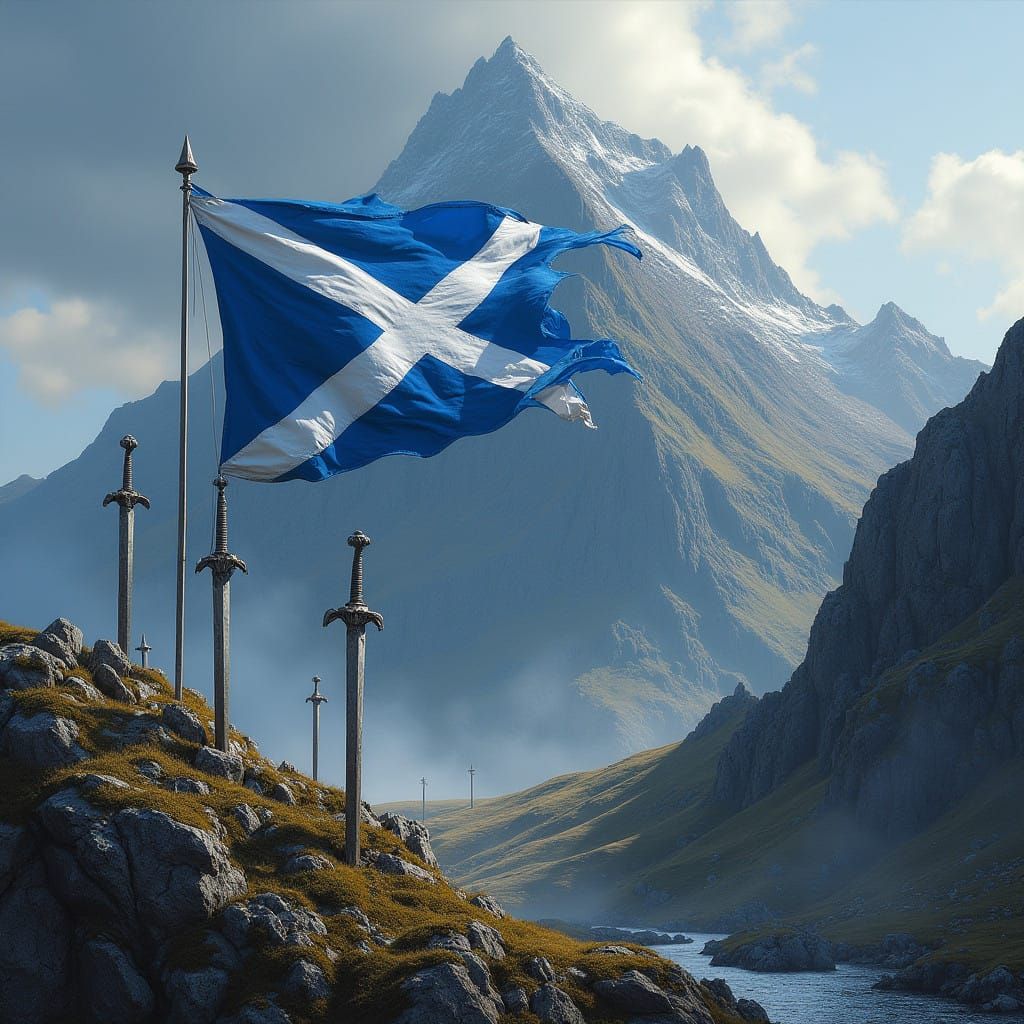 Scottish Highlands in Epic Hyper-Realistic Style