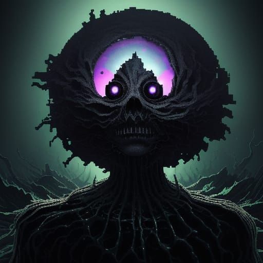 Distorted Tamagotchi Horror Emerges from Dark, Pixelated Mas...