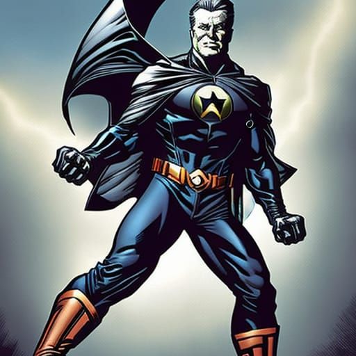 Roosevelt as 1900s Superhero in Comic Book Style