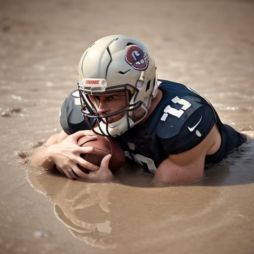 Athlete Sinks in Quicksand, Captured in Vivid Professional S...