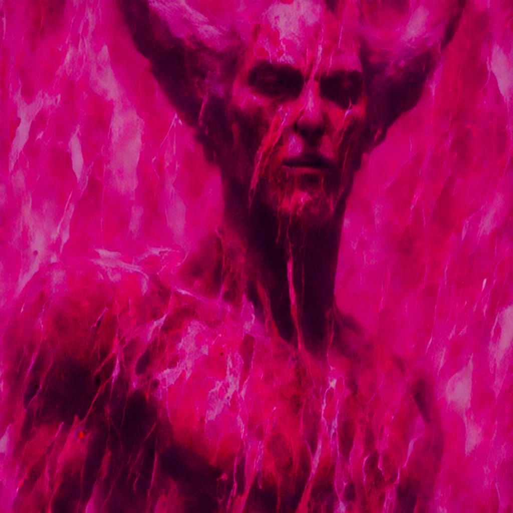 Satan as a Hyperdetailed 3D Masterpiece in a Dark, Gothic St...