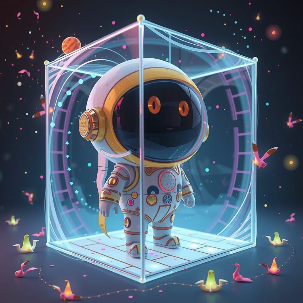 like the start image but pink and green colours