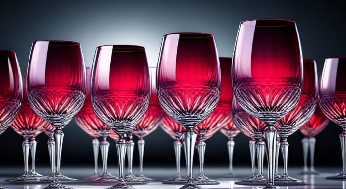 crystal wine glasses