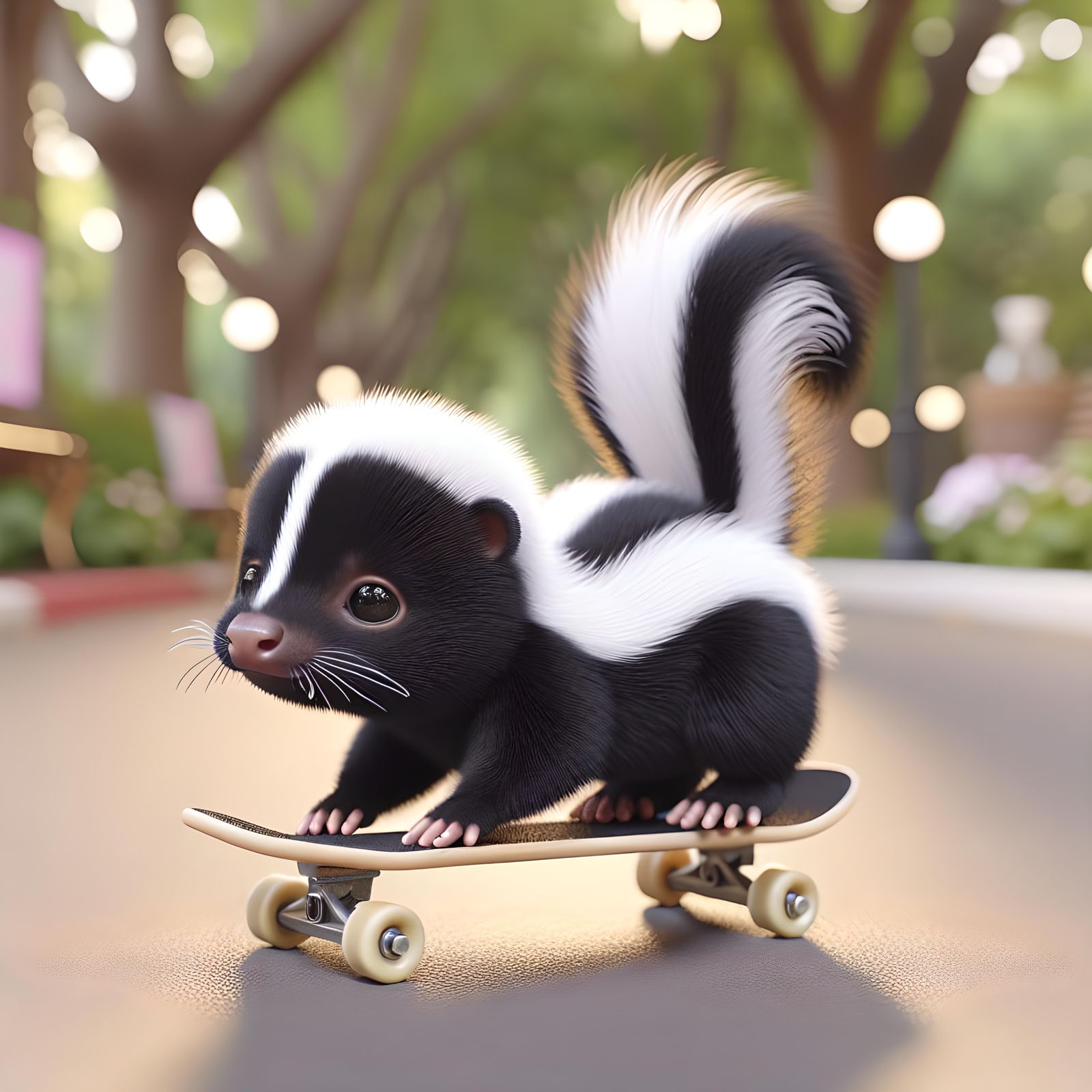 skunk 🦨 🛹  skateboard