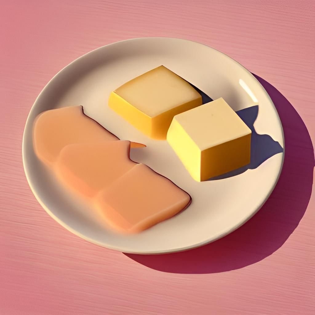 Surreal French Countryside Melting Cheese Scene