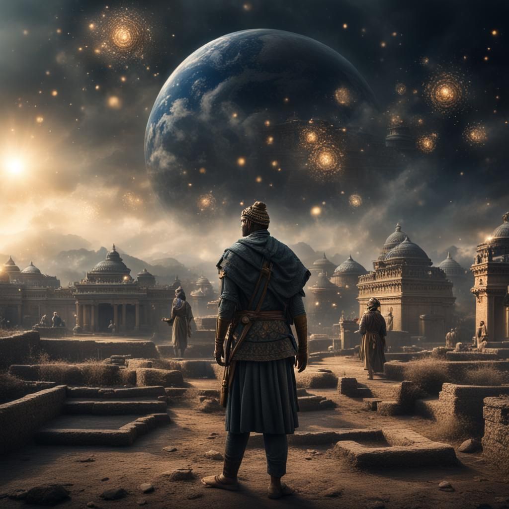 Ancient Visionaries in Ethereal Realms